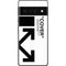 Black and White Arrows Google Pixel 6 Pro Skin